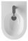Биде подвесное Uni Chrome белое (X01517) X01517