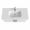 Тумба с раковиной IDDIS Brick 100 подвесная белая (BRI10W1i95K) BRI10W1i95K
