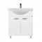 Тумба с умывальником для ванной комнаты напольная белая 70 см Harizma IDDIS HAR70W2i95K (HAR70W2i95K) HAR70W2i95K