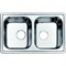 Мойка нержавеющая сталь полированная 2 чаши 780*480 Strit S IDDIS STR78P2i77 (STR78P2i77) STR78P2i77 - фото 258447