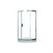 Душевой уголок AM.PM Bliss L 90x90 W53G-315-090MT64 радиальный профиль матовый, Хром, стекло прозрачное W53G-315-090MT64 - фото 280184