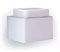 Тумба RAVAL Pure 56 подвесная белая Pur.01.56/P/W (Pur.01.56/P/W) Pur.01.56/P/W - фото 284535