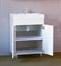 Тумба RAVAL Kub 60 напольная белая Kub.01.60/N/W (Kub.01.60/N/W) Kub.01.60/N/W