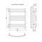 Полотенцесушитель водяной Lemark Atlantiss LM32607R П7 500x600 LM32607R