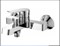 Смеситель для ванны RUSH Balearic BA3935-44 с душем короткий излив хром (BA3935-44) BA3935-44 - фото 293896
