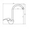 Смеситель для кухни  Dorff  Comfort D8000000WH (D8000000WH) D8000000WH