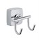 Крючок двойной Fixsen Kvadro FX-61305B (FX-61305B) FX-61305B - фото 347507