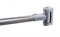 Карниз для ванной дуговой Fixsen нерж.сталь-хром max. 180 см.  (FX-25144) FX-25144 - фото 348028