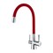 Смеситель Lemark Comfort LM3075C-Red для кухонной мойки, с подключением к фильтру питьевой воды, хром/красный LM3075C-Red - фото 364977