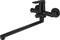 Смеситель для ванны Bravat OPAL BLACK длинный излив, черный (F6125183BM-02L-RUS) F6125183BM-02L-RUS - фото 369502