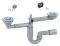 Сифон для мойки PREVEX P-loc двойной (PL2-D9C45-SANT-01) PL2-D9C45-SANT-01 - фото 371771
