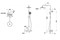 Душевая колонна с термостатическим смесителем для душа Bravat Waterfall  (F939114C-A5-RUS) F939114C-A5-RUS