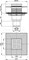 Сливной трап AlcaPlast APV2324 105 x 105/50 (APV2324) APV2324