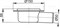 Сливной трап x50, подводка – боковая AlcaPlast APV7000 APV7000
