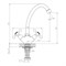 Смеситель для кухни DECOROOM DR54 (DR54028) DR54028