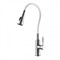 Смеситель Lemark Expert LM5082S-White для кухни с гибким изливом, хром/белый LM5082S-White - фото 383607