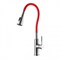 Смеситель Lemark Expert LM5082S-Red для кухни с гибким изливом, хром/красный LM5082S-Red - фото 383611
