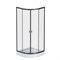 Душевой уголок AM.PM X-Joy Twin Slide 80x80 W88G-205-080BT без поддона профиль Черный стекло прозрачное W88G-205-080BT - фото 384698