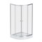 Душевой уголок AM.PM X-Joy Twin Slide 90x90 W88E-205-090MT с поддоном профиль матовый Хром стекло прозрачное W88E-205-090MT - фото 384730