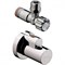 Запорный вентиль Hansgrohe 13954000 угловой Хром 13954000 - фото 389126