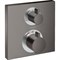 Смеситель для душа Hansgrohe Ecostat Square 15714340 с термостатом Черный шлифованный хром 15714340 - фото 389404