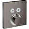 Смеситель для душа Hansgrohe ShowerSelect 15763340 с термостатом Черный шлифованный хром 15763340 - фото 389497