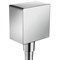 Шланговое подключение Hansgrohe Fixfit Square 26455000 Хром 26455000 - фото 390104