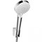 Душевой гарнитур Hansgrohe Crometta Vario EcoSmart 26694400 Хром Белый 26694400 - фото 390642