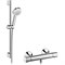Смеситель для душа Hansgrohe Ecostat Universal 27030400 с термостатом Хром 27030400 - фото 390975