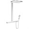 Душевая система Hansgrohe Rainmaker Select 27106400 Белая Хром 27106400 - фото 391001