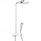 Душевая система Hansgrohe Raindance Select E 27126400 Showerpipe 300 2 jet термостатическая, белое стекло/хром 27126400 - фото 391052
