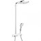 Душевая система Hansgrohe Raindance Select E 300 3jet 27127400 Showerpipe термостатическая, белый/хром 27127400 - фото 391062