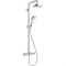 Душевая система Hansgrohe Croma Select S 27253400 с термостатом Хром Белая 27253400 - фото 391122