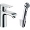 Смеситель для раковины Hansgrohe Metris 31285000 с гигиеническим душем Хром - фото 392047