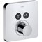 Смеситель для душа Hansgrohe ShowerSelect S 36707000 с термостатом Хром 36707000 - фото 392577