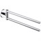 Полотенцедержатель Hansgrohe Logis 40512000 двойной Хром 40512000 - фото 392588