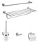 Комплект аксессуаров для ванной комнаты Hansgrohe Logis Universal 41728000 Хром 41728000 - фото 392649