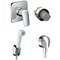 Гигиенический душ со смесителем Hansgrohe Logis SET 4-in-1 Хром - фото 394366