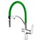 Смеситель Lemark Comfort LM3074C-Green, для кухни с подключением к фильтру с питьевой водой, хром/зеленый LM3074C-Green - фото 440988
