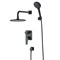 Душевая система Lemark Bronx LM3729BL, черный LM3729BL - фото 441067