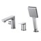Смеситель Lemark Bronx LM3745GM, на борт ванны, графит LM3745GM - фото 441069