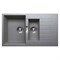 Мойка кухонная Tolero Loft TL-860 серый 473882 473882 - фото 444057