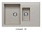 Кухонная мойка Polygran Brig-770 №14 621398 Серая 621398 - фото 444360