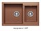Мойка кухонная Polygran BRIG-772 терракот 621527 621527 - фото 444379