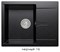 Мойка кухонная Polygran GALS-620 чёрный 444515 444515 - фото 444431