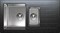 Мойка кухонная Tolero Twist TTS-890K чёрный 474469 474469 - фото 444688