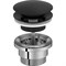 Донный клапан Jacob Delafon E30536-BL click-clack Черный матовый E30536-BL - фото 447344
