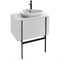Тумба под раковину Jacob Delafon Nouvelle Vague 80 EB3039-N18 подвесная Белый глянец EB3039-N18