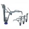 Ножки для ванны Jacob Delafon Odeon Up IK120RU-NF Серые IK120RU-NF - фото 448445