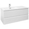 Тумба под раковину Jacob Delafon Madeleine 100 L EB2054-J5 подвесная Белая глянцевая EB2054-J5 - фото 453851